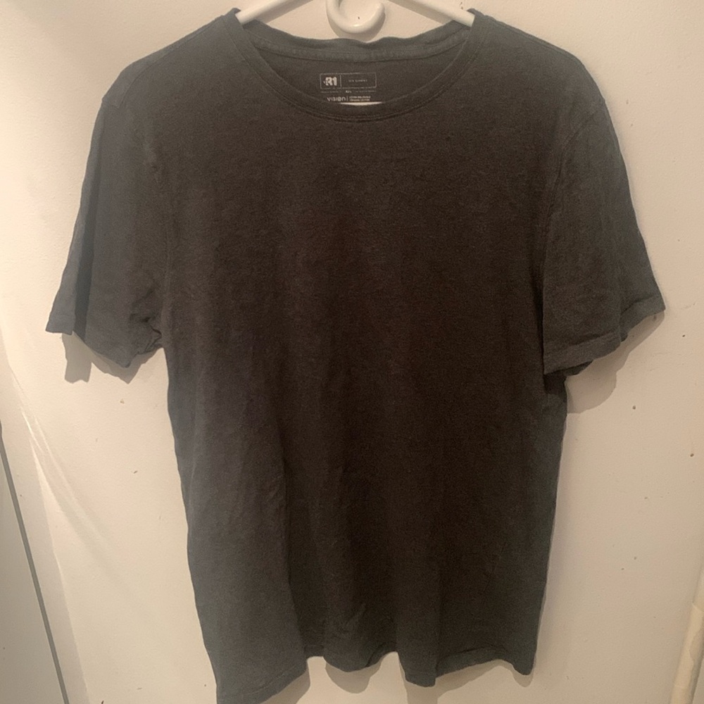 Dark Grey Par Simons Le 31 Organic Cotton Tshirt SZ Large